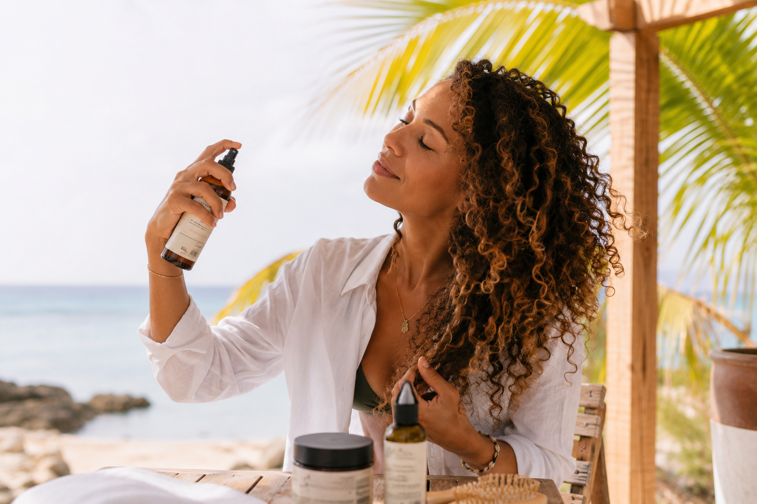 Brume protectrice pour cheveux : l’alliée naturelle de l’été